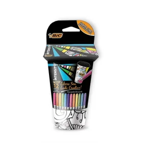 Kit BIC do Meu Jeito Com Copo Personalizável + 12 Canetas Sortidas