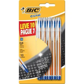 Caneta Esferográfica BIC Cristal 10 Un. Azul