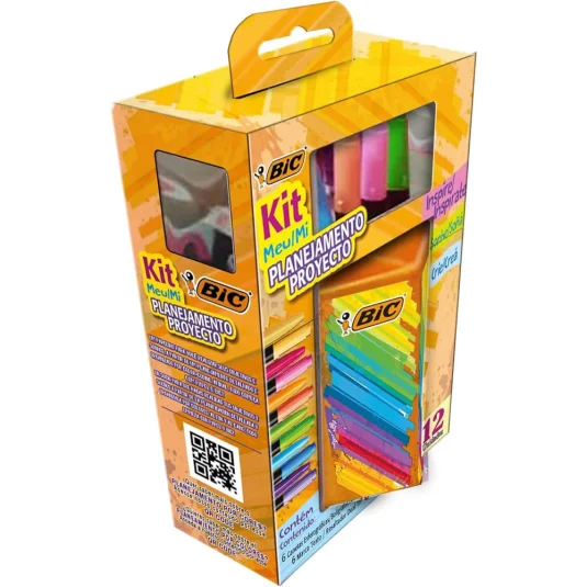 Kit Meu Planejamento Copos + Canetas BIC