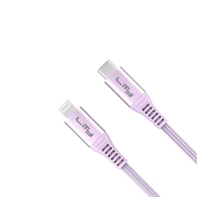 Cabo Lity USB C para Lightning 1,5 Metros Lilás
