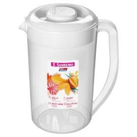 Jarra Agua Plástico Transparente 3.8 Litros Sanremo