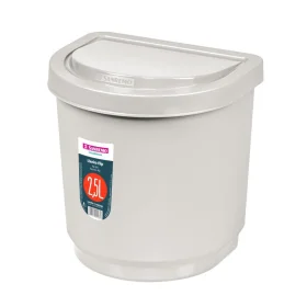 Lixeira Pia Flip Sanremo 2,5 Litros Branca