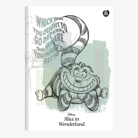 Caderno Animativa Capa Dura Costurado Colegial 160 Fls Alice Sortido