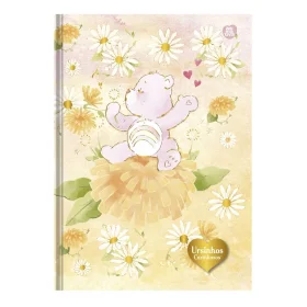 Caderno Animativa Capa Dura Costurado Colegial 160 Fls Ursinhos Carinhosos Sortido