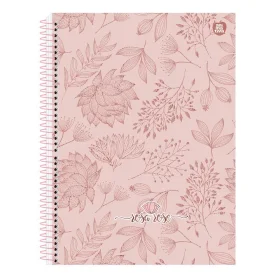 Caderno Animativa Duplex Universitário 80 Fls Rosa Rose Sortido