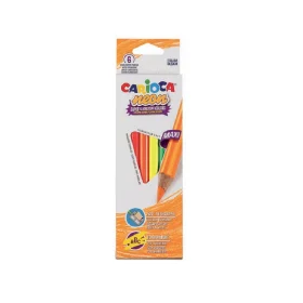 Lápis de Cor Triangular Carioca 6 Cores Neon