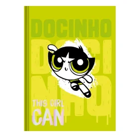 Caderno Animativa Capa Dura Costurado Colegial 160 Fls Meninas Super Poderosas Sortido