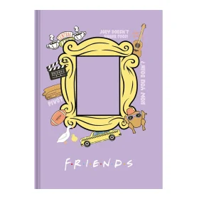 Caderno Animativa Capa Dura Costurado Colegial 160 Fls Friends Sortido