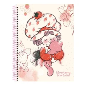 Caderno Animativa Colegial 160 Fls Moranguinho Sortido