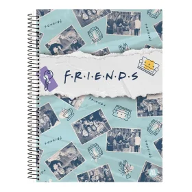 Caderno Animativa Friends Capa Dura Universitário 80 Fls Sortido