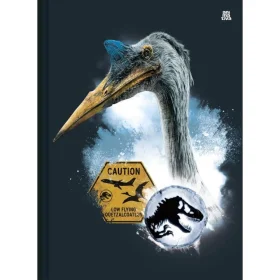 Caderno Animativa Brochura Capa Dura Costurado Universitário 80 Fls Jurassic Sortido