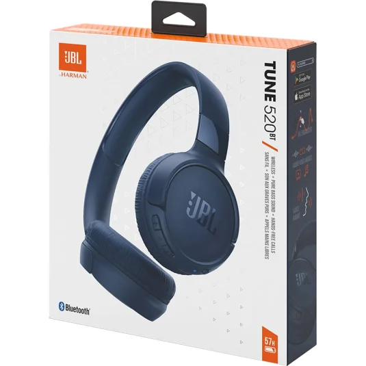 Fone de Ouvido JBL Tune T520 Azul