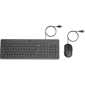 Kit Teclado e Mouse Com Fio HP 150 240J7AA