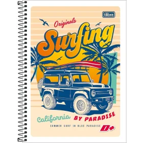 Caderno Tilibra D+ Masculino Flexível Universitário 96 Fls. Sortido