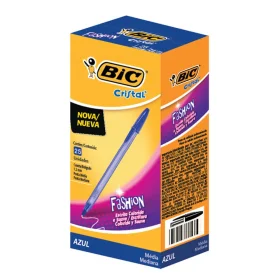 Caneta Esferográfica BIC Cristal Soft 1.2 Azul 25 Un.