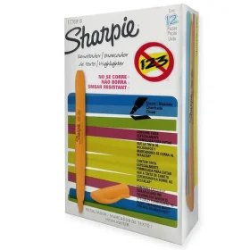Marcador de Texto Sharpie Pocket Laranja 12 Un.