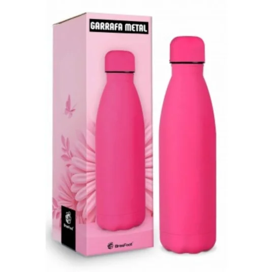 Garrafa Térmica Metal Neo 500ml Pink Brasfoot