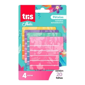Bloco de Notas Autoadesivas Tris Holic Garden Pétala