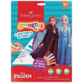 Kit de Colorir Faber-Castell Frozen com Canetinhas