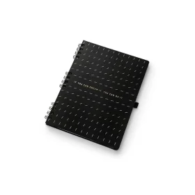 Caderno Ótima Wireo Ultra Fc Noir Traço 177 Capa Dura 90 Fls