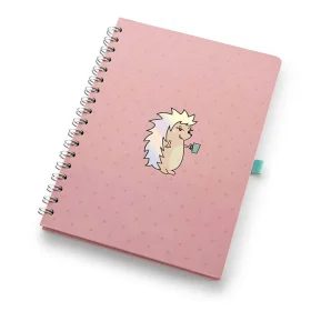 Caderno Ótima Wireo Ultra Riccio Laranja Capa Dura