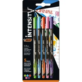 Caneta BIC Intensity Point Utra Fina 0.4 5 Cores