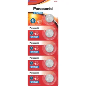 Bateria Panasonic Lithium 3V Cr2025 5 Un.