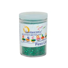 Glitter Lantecor Pote 3G Verde Bandeira
