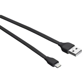 Cabo Flat Lightning Preto 1 Metro Trust